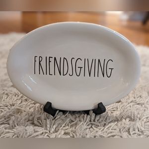 Rae Dunn "Friendsgiving" decorative plate